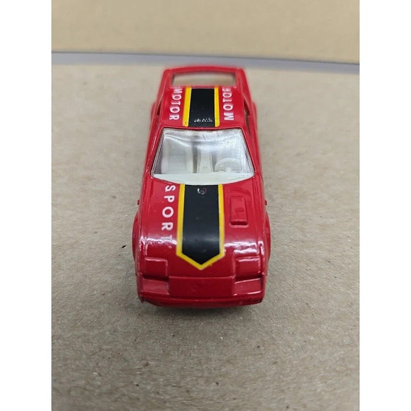 Vintage Yatming #1027  Red Nissan 300ZX Fairlady Z Motor Sport Car 1:64 Nice - Picture 2 of 6